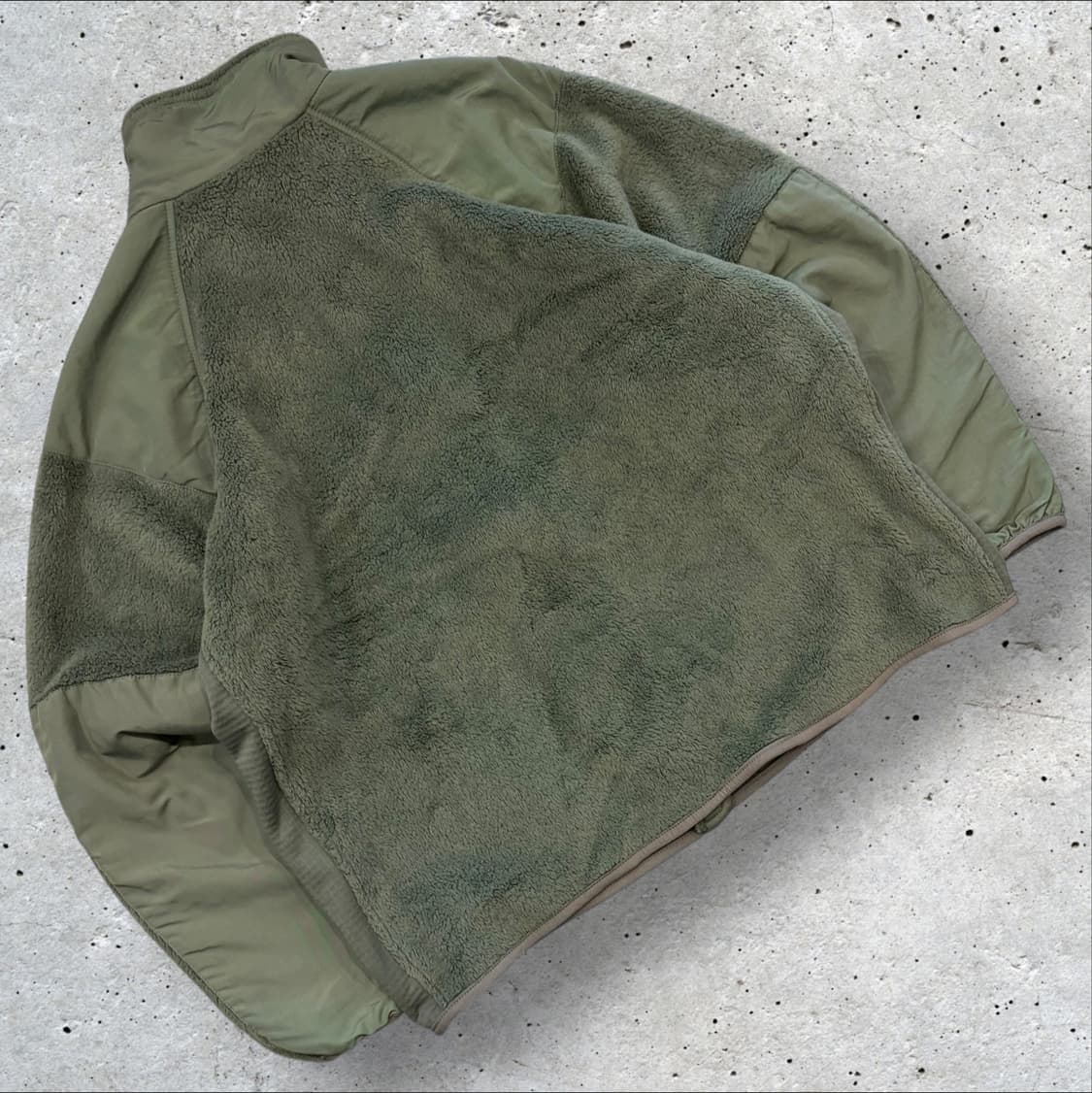 [L] 미군 GEN III 카키색 플리스 자켓 집업 점퍼 B760 상품이미지2