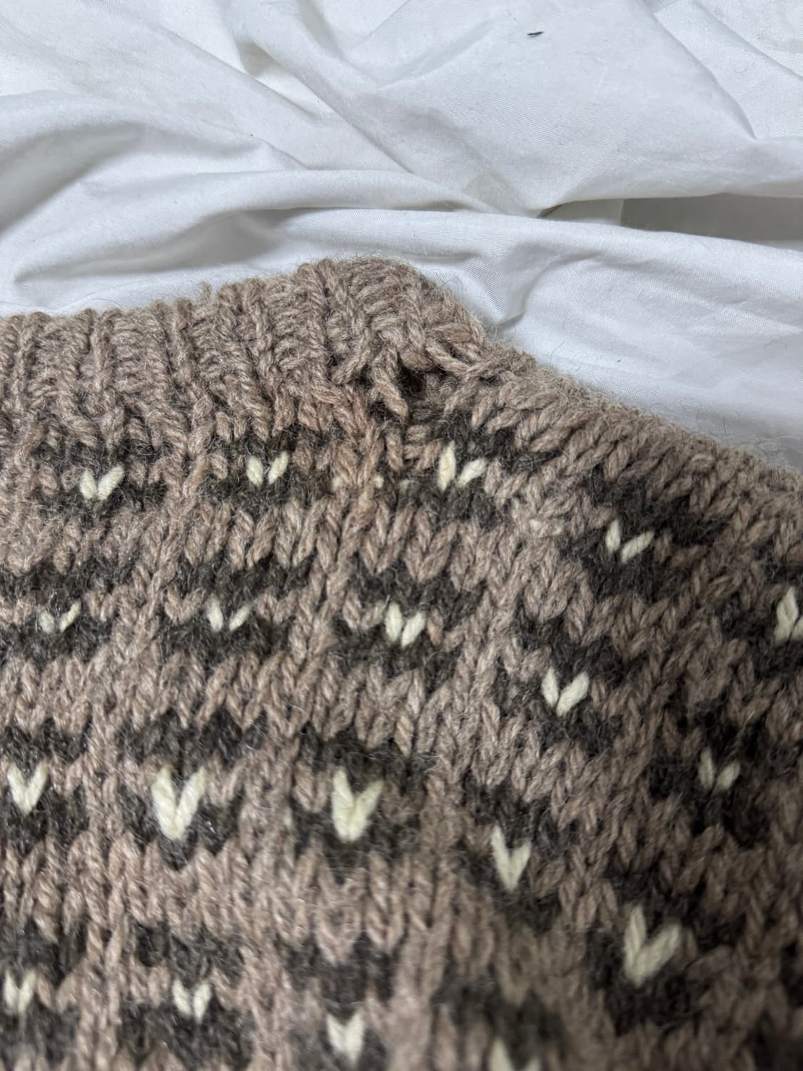 맥그리거 버드아이 패턴 울 니트 상품이미지5