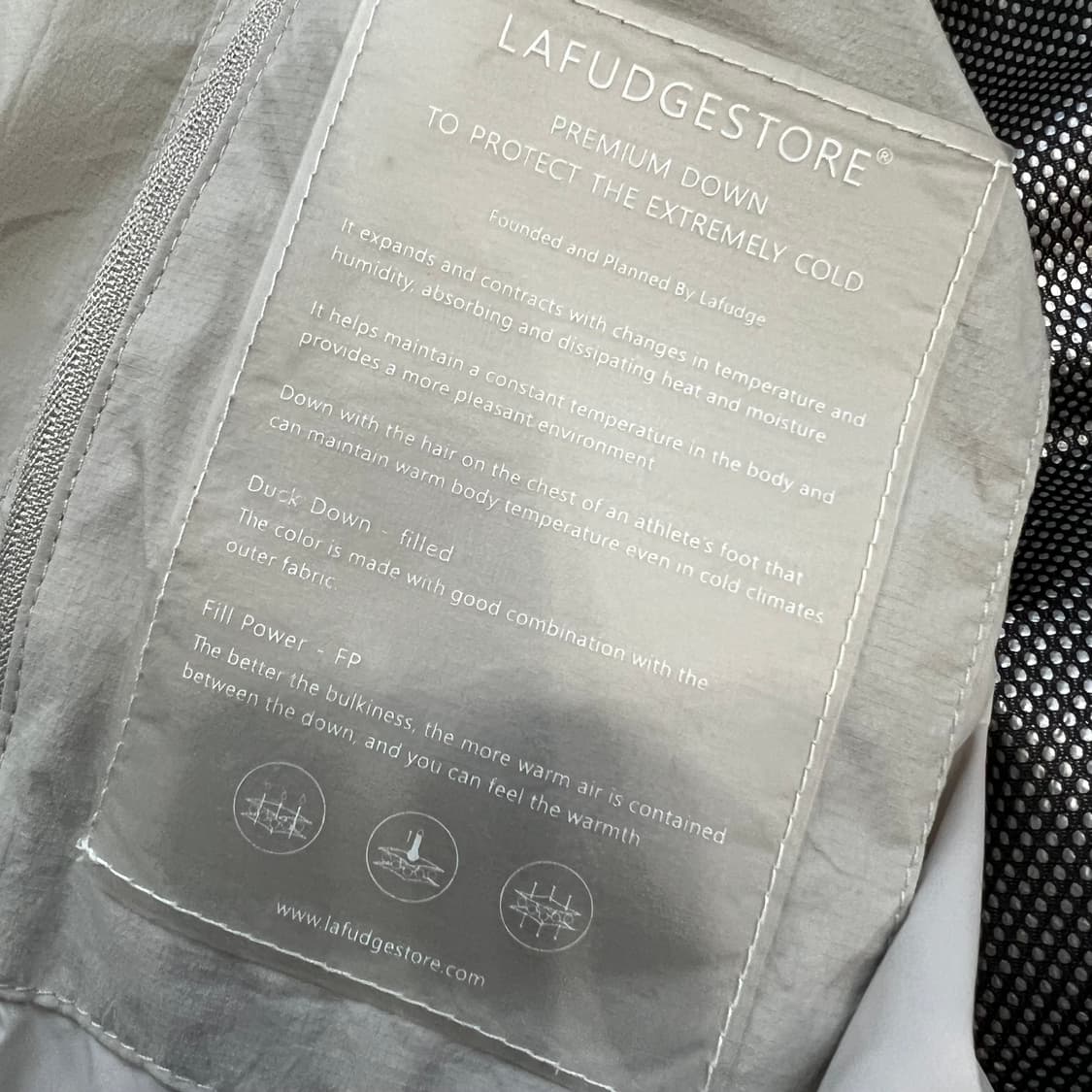 L) 라퍼지스토어 오버핏 다운 패딩점퍼 상품이미지6