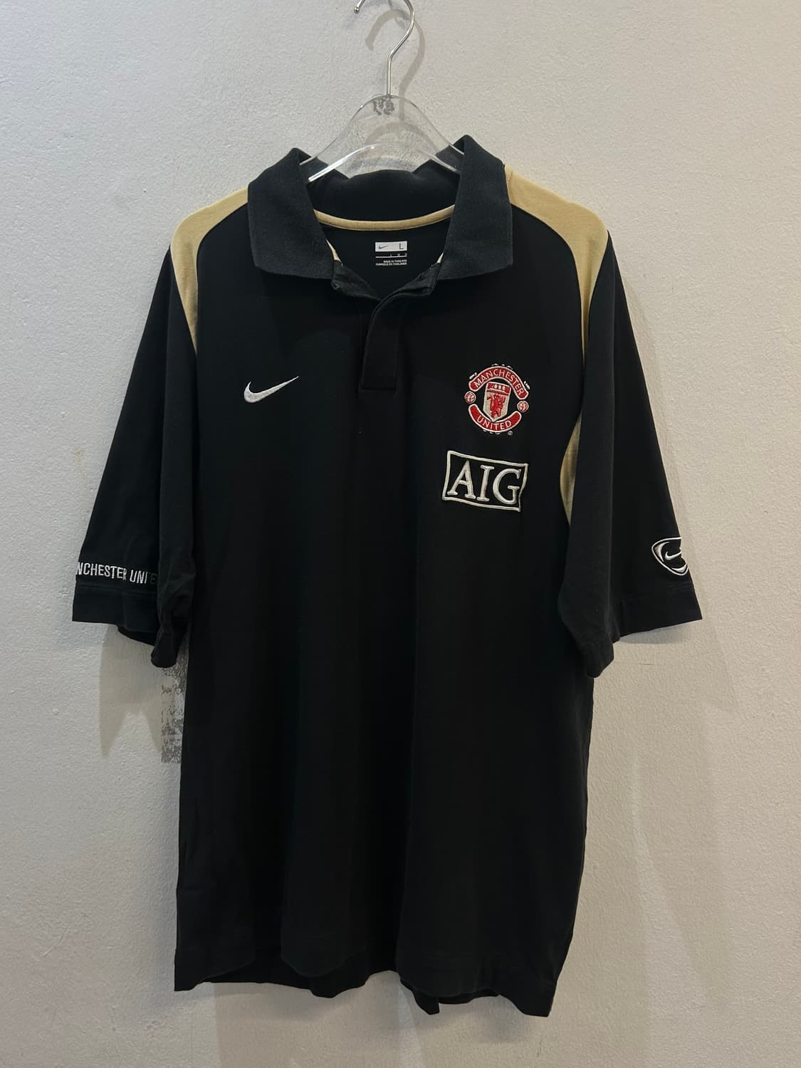 Nike Black Football Polo Shirt 상품이미지1