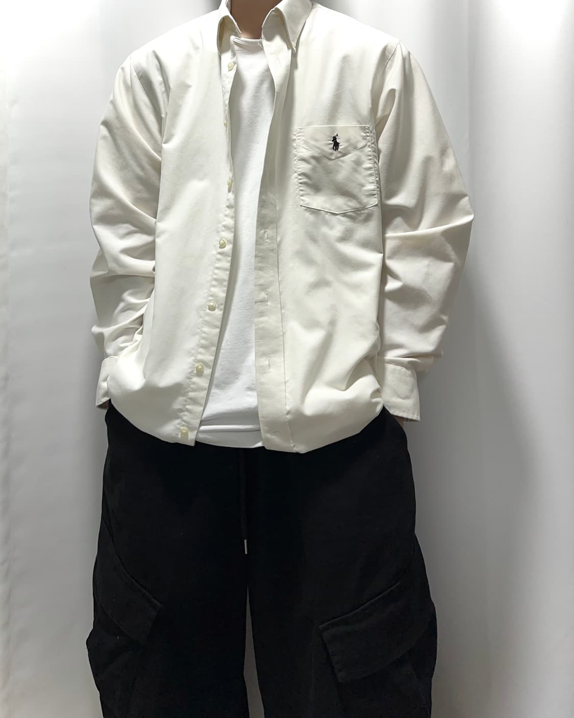 폴로 랄프로렌 빅포켓 90s 올드스쿨 셔츠 상품이미지1