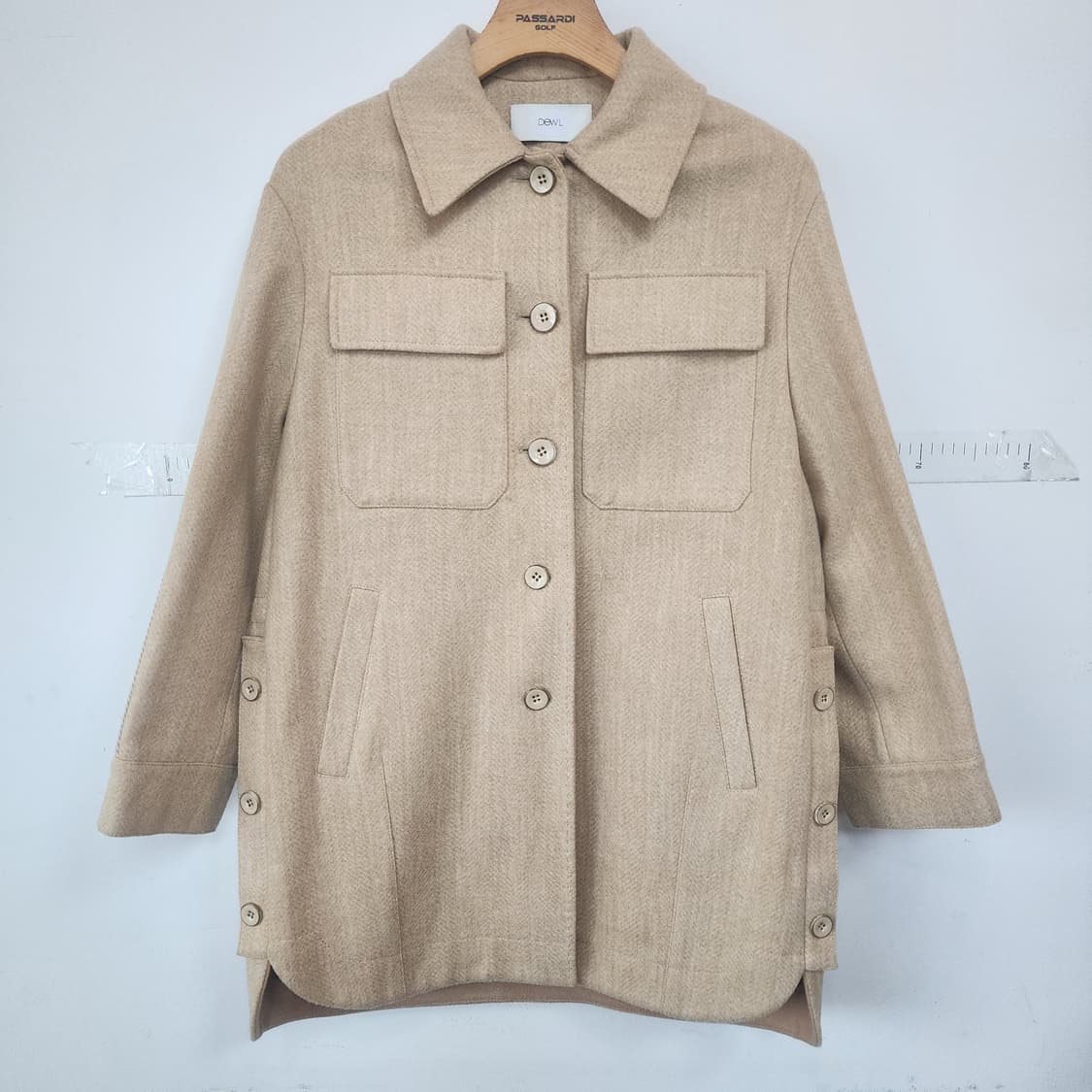 DEWL 베이지 숏 자켓 상품이미지1