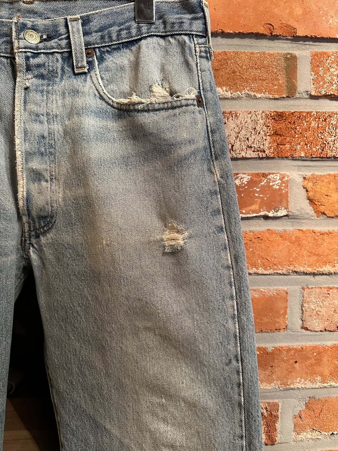 90s USA 빈티지 리바이스 501 데님 팬츠 상품이미지5