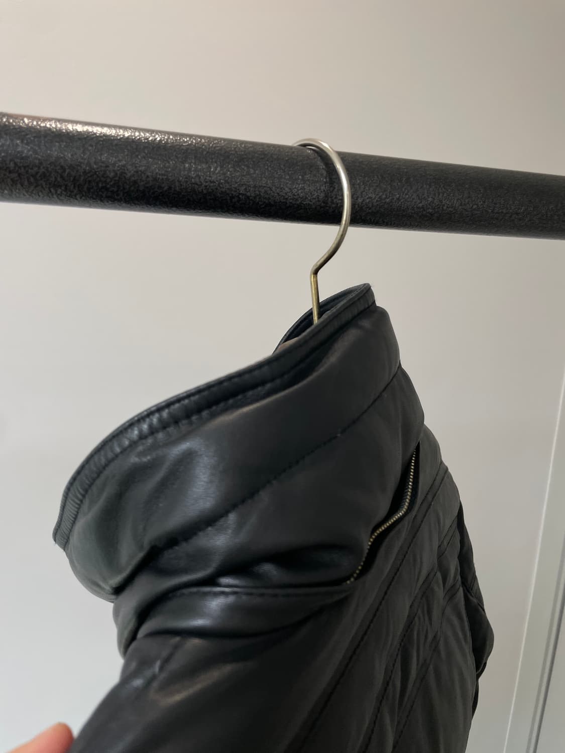 (M) 락시크 바이커 양가죽 패딩 상품이미지5