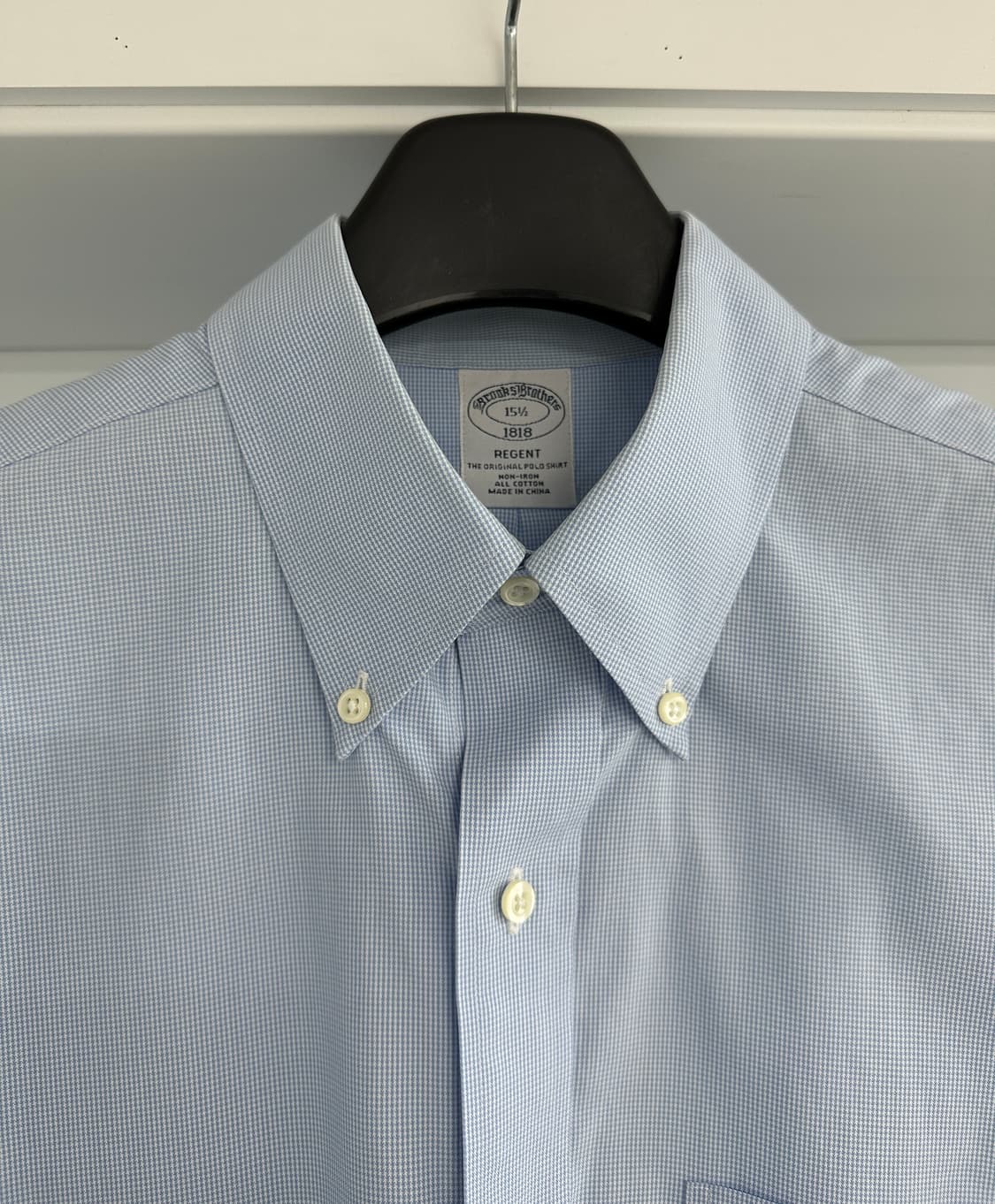 [브룩스브라더스] 남성 반팔 잔체크 셔츠 상품이미지3