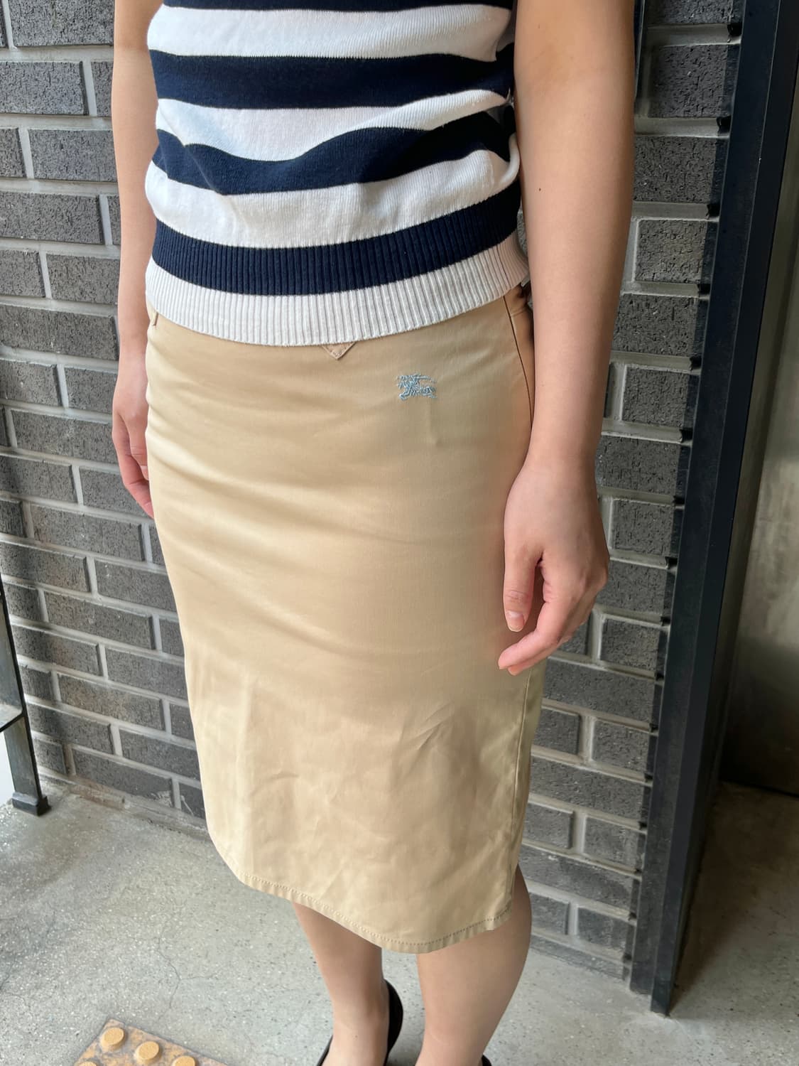 Burberry 버버리 블루 로고 스커트  상품이미지6