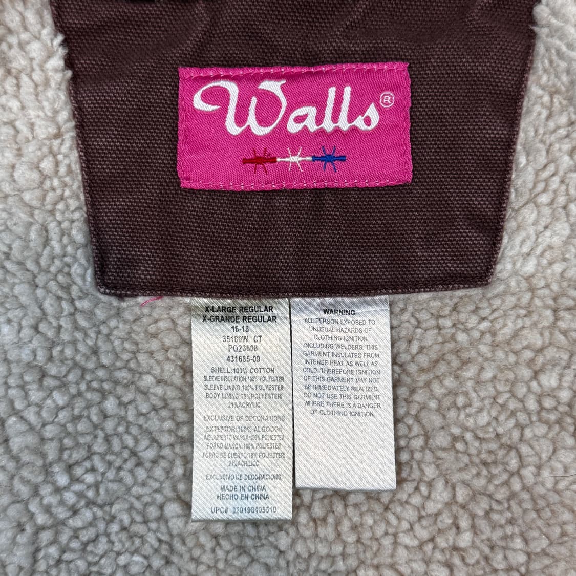 여XL) Walls USA 덕캔버스 워크웨어 액티브 자켓 워크 자켓 상품이미지7