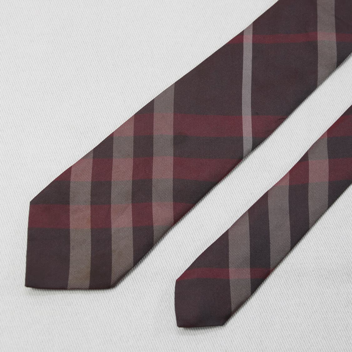 버버리 체크 넥타이 상품이미지4