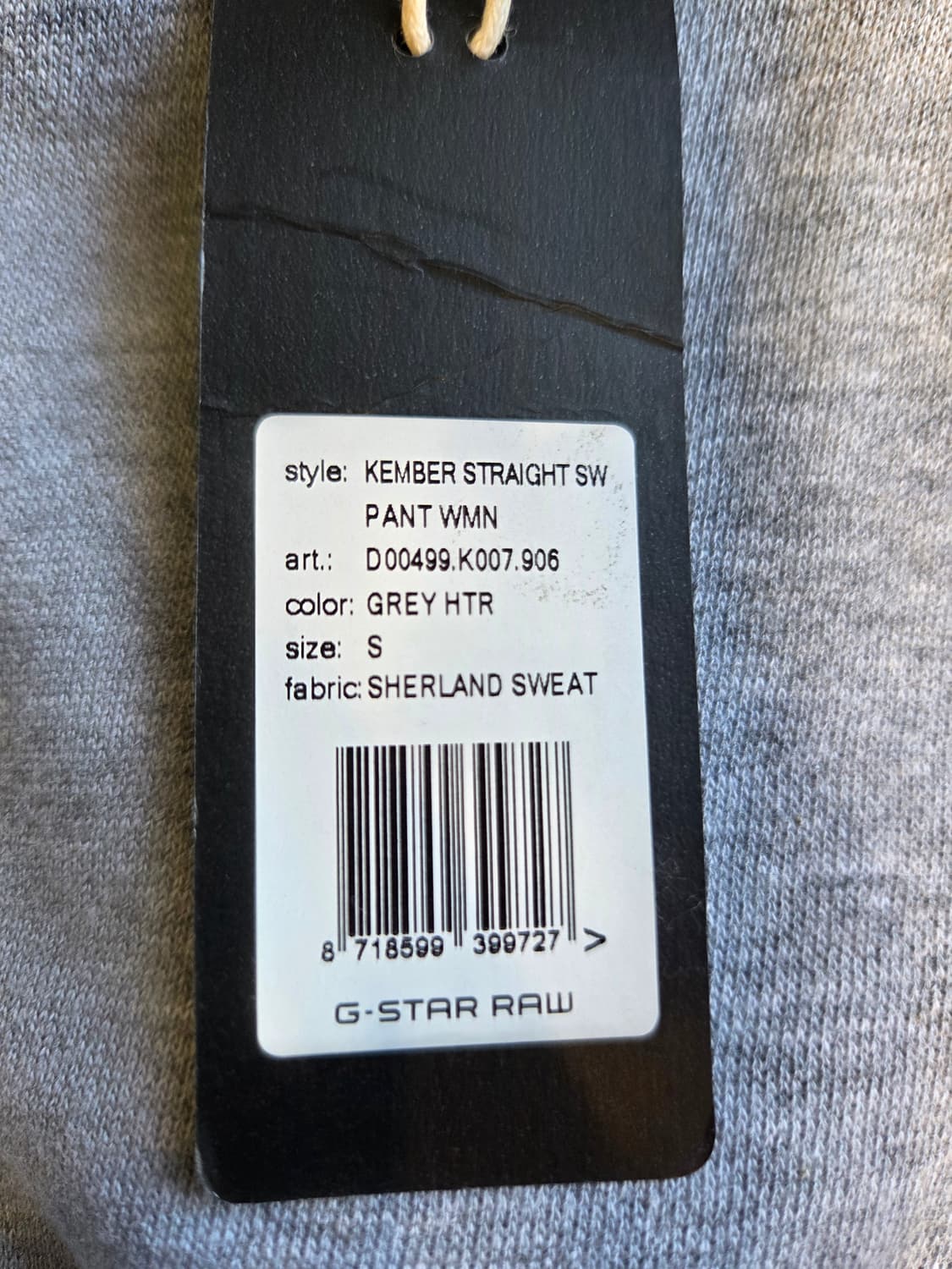 G-STAR RAW 남성 회색 트레이닝 바지(S) 상품이미지7