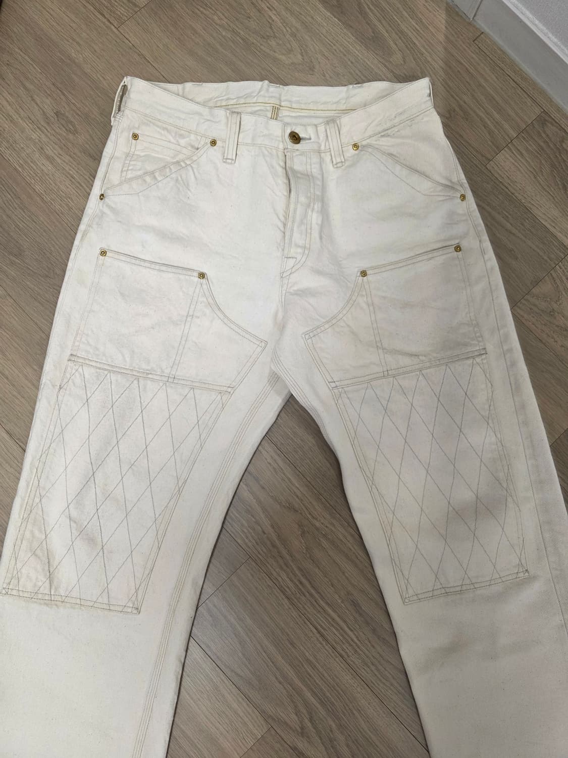 ​[판매] 트로피클로딩 1606NT 더블니 내추럴 데님 (34사이즈) 상품이미지1