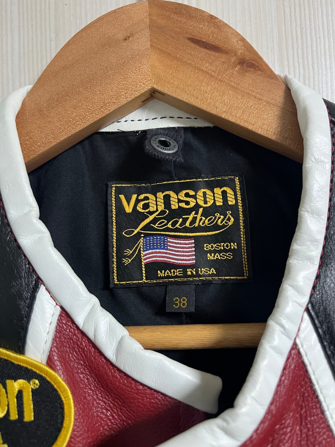 vanson learhers 스타레더 자켓 38 사이즈 (국내 M 상품이미지3