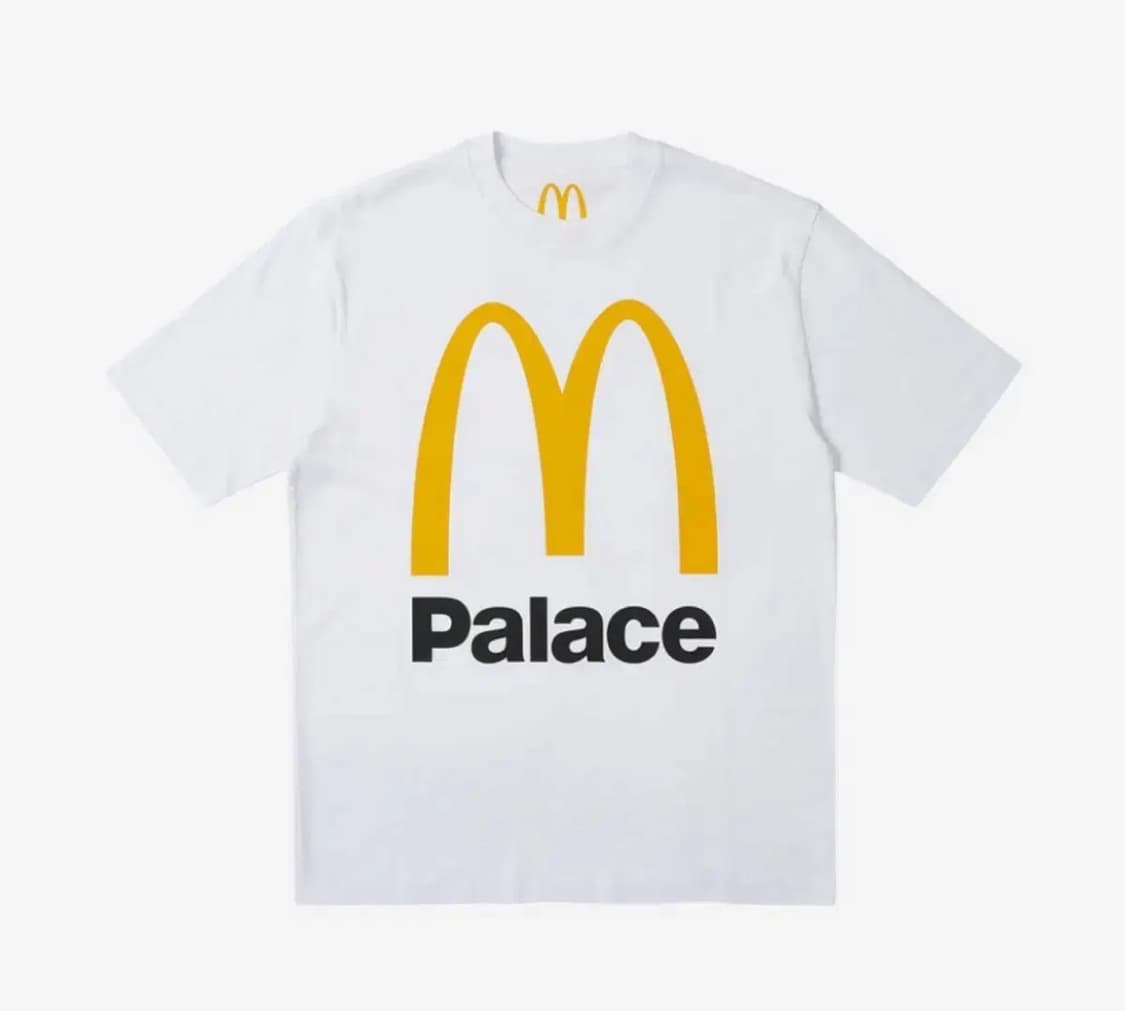 새상품(L) 팔라스 맥도날드 로고 반팔티셔츠 화이트 상품이미지2