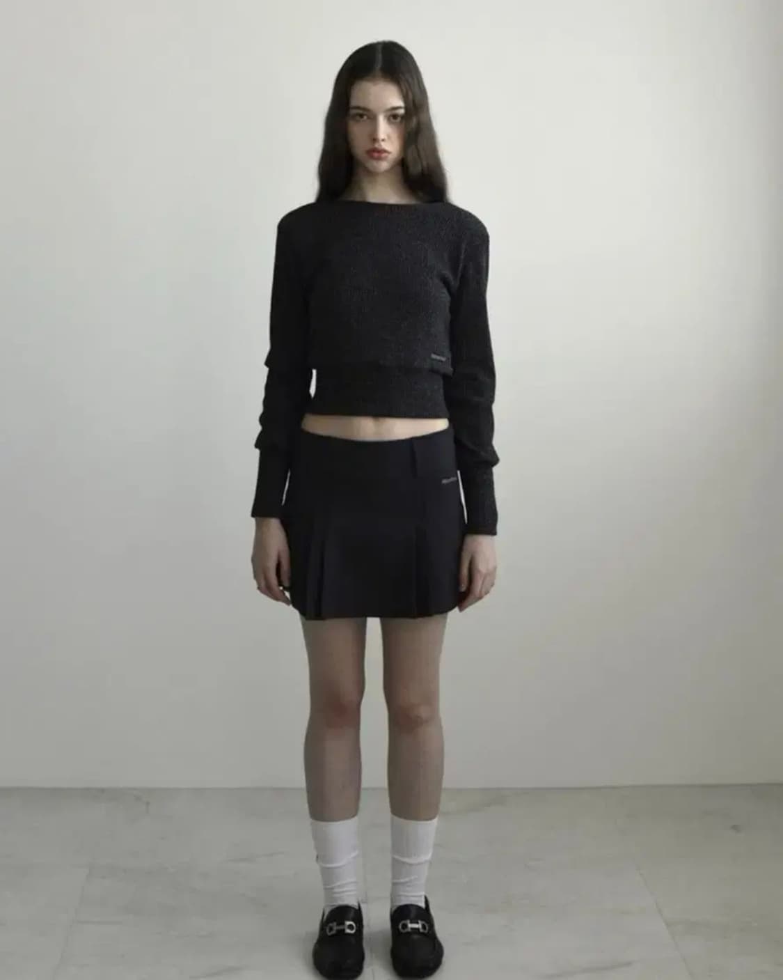 Wsc archive Ribbon 2-way knit cardigan 상품이미지3