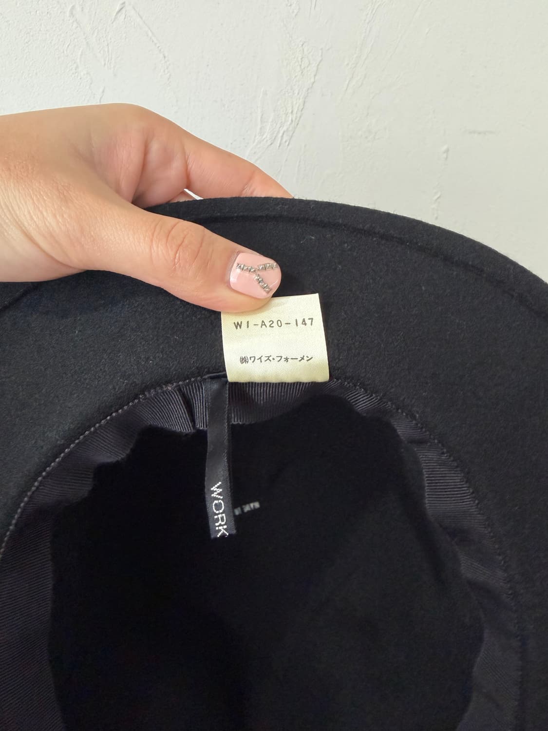 90s 요지 야마모토 워크샵 스페이드 페도라 상품이미지5