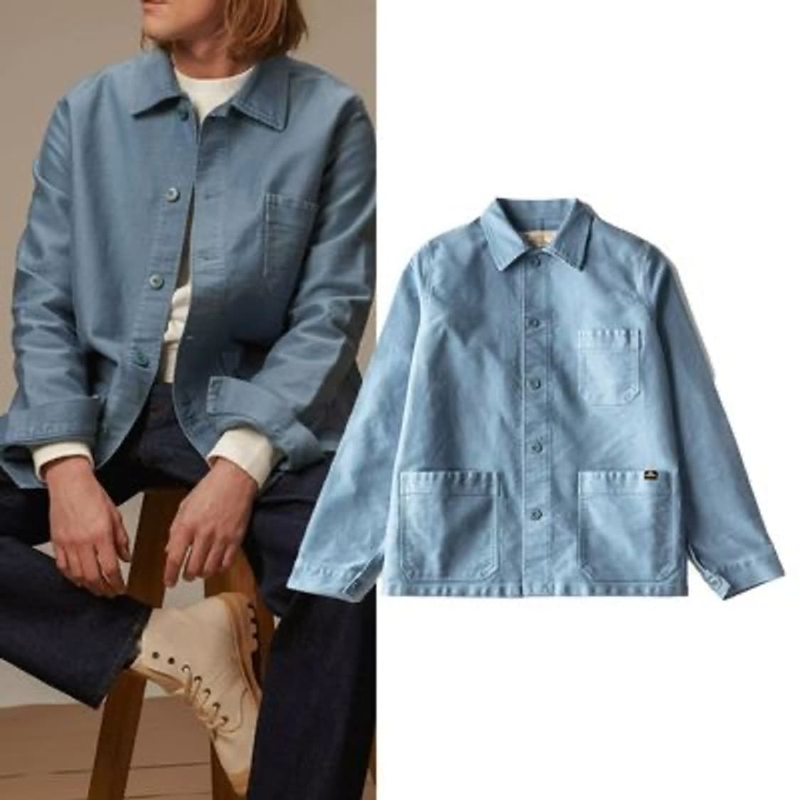 LE MONT ST MICHEL(르몽생미셸) 몰스킨 워크 자켓 상품이미지1