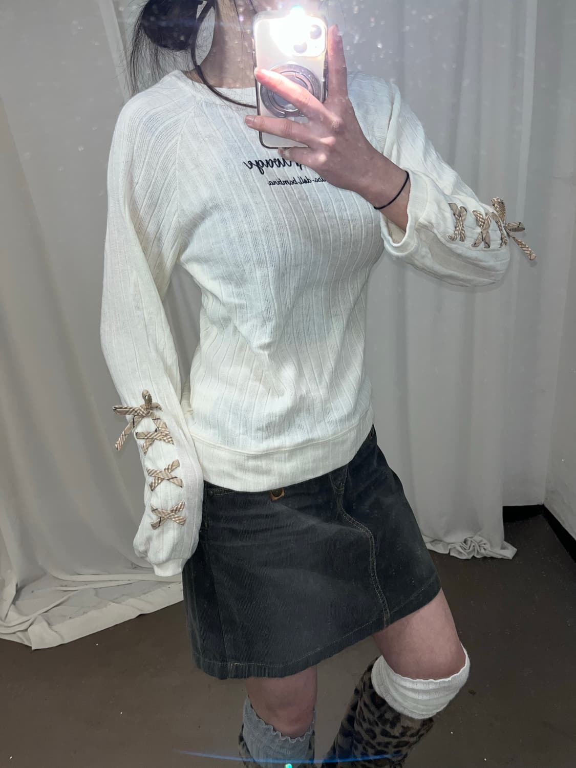 Liz Lisa 아일렛 니트 상품이미지4