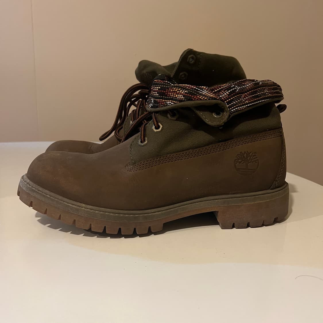 팀버랜드 롤탑 다크 브라운 부츠 상품이미지2