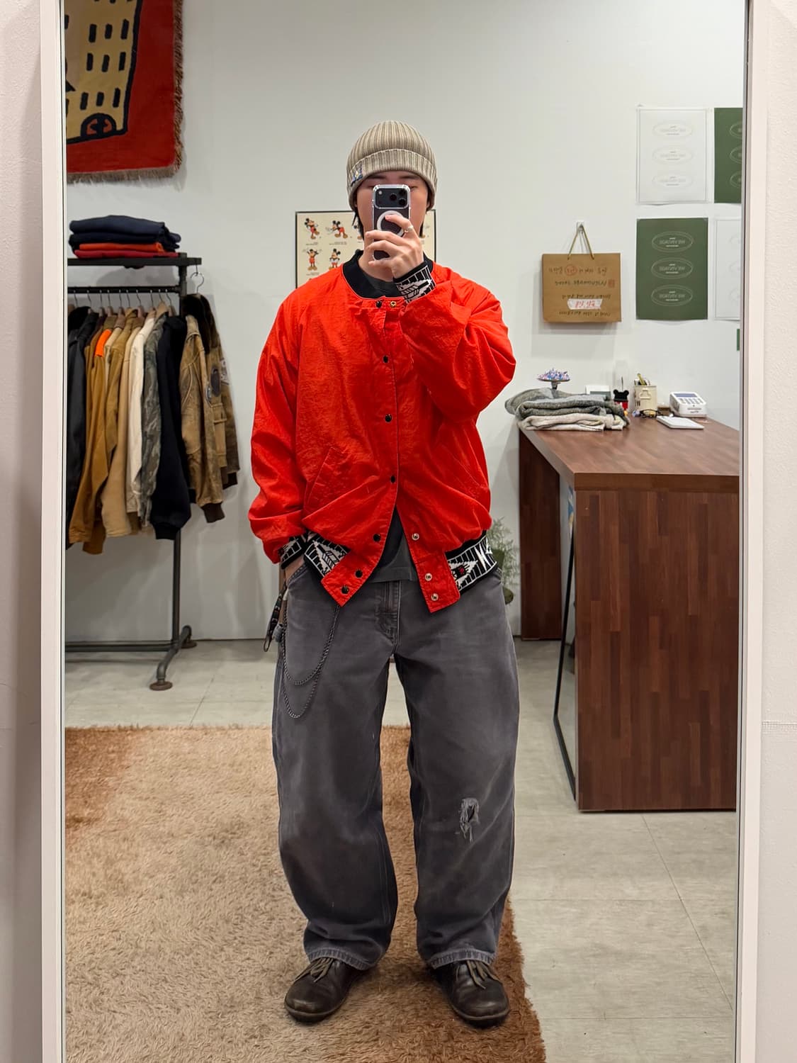 90s Vtg 빈티지 나바호 봄버 자켓 상품이미지2