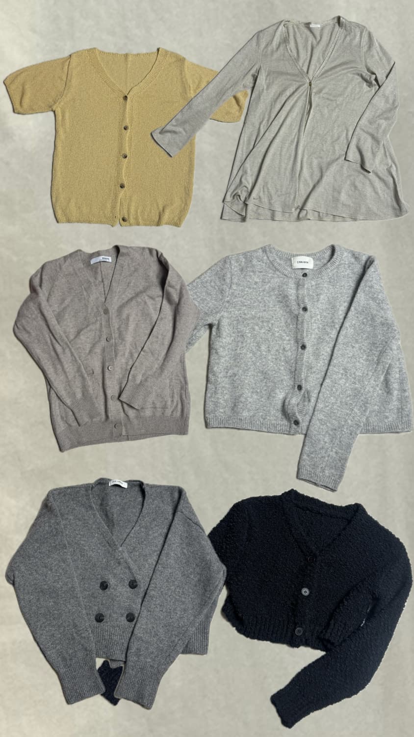 가디건 세트 6개에 5만원 상품이미지1