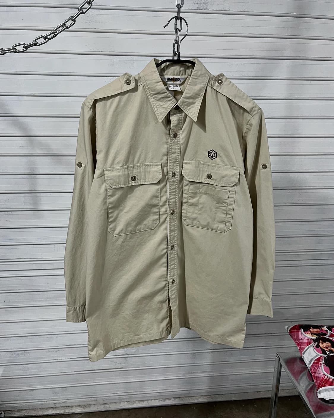 Aggress military shirt 상품이미지2