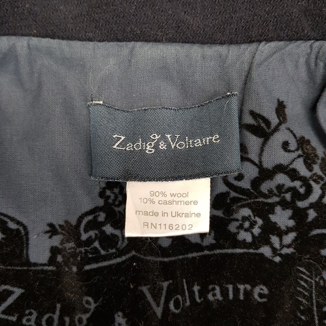 쟈딕앤볼테르 캐시미어 블랜딩 코트 L사이즈 상품이미지8