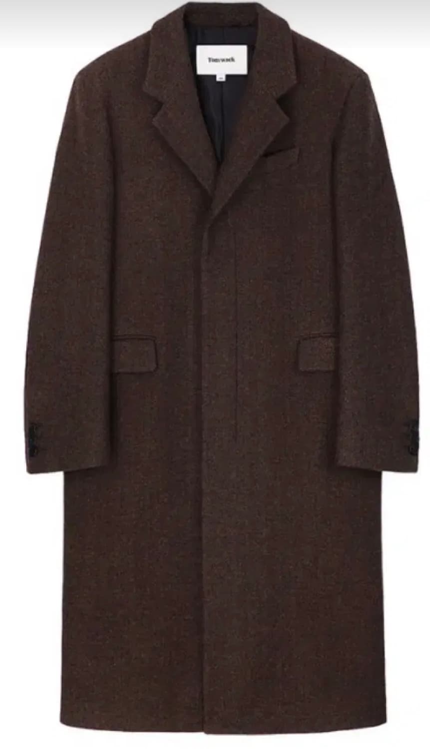 토니웩 헤링본 싱글 브레스티드 코트 50 L  상품이미지1