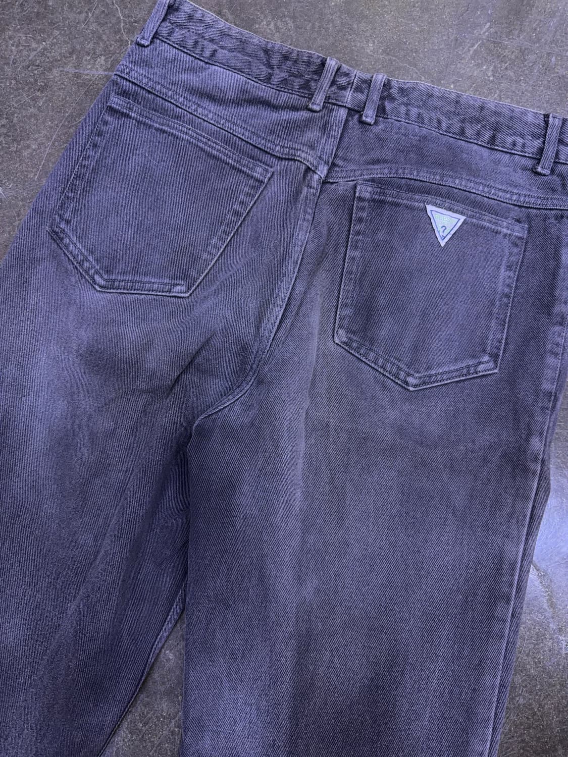 게스 00's 코리아탭 빈티지 그레이 워싱 데님팬츠 30 상품이미지6