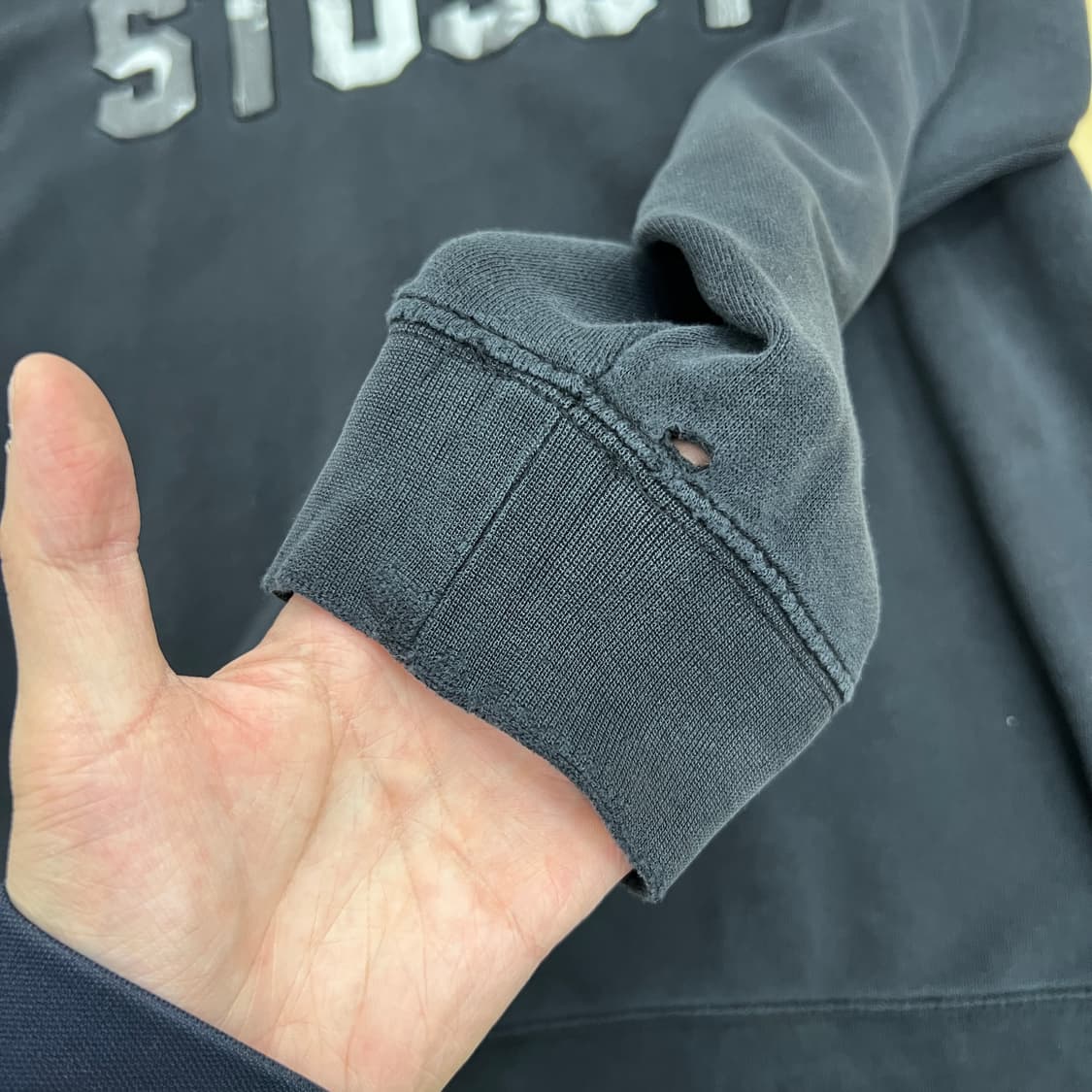 stussy 스투시 블랙 크루넥 맨투맨 XL 상품이미지8