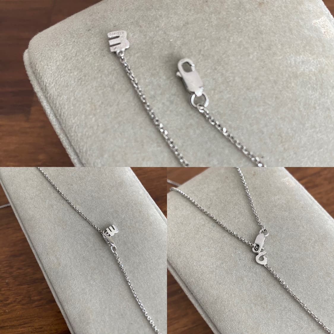 나뭇잎 모티브 실버 펜던트 목걸이(925) 상품이미지6