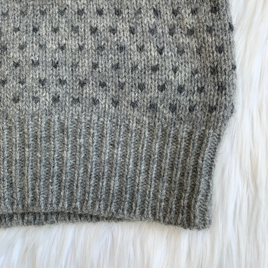 일본 빈티지 ROBARTTODD 울100 노르딕 니트 1828 상품이미지6