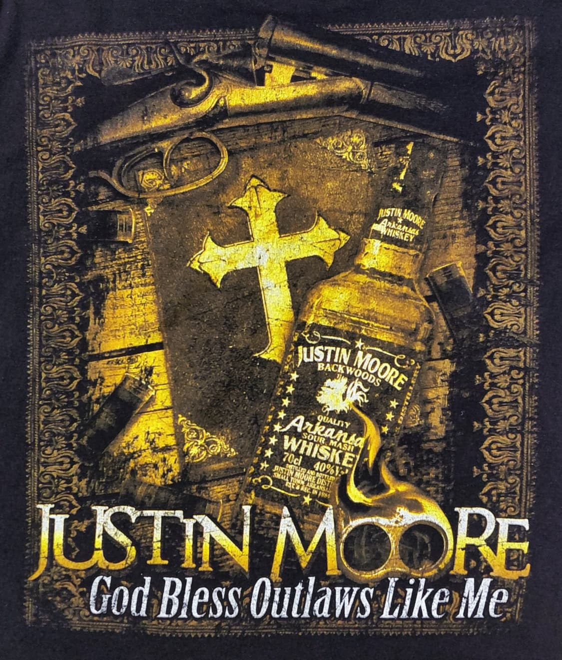 [M] 저스틴 무어 Justin Moore 오피셜 투어 티셔츠 상품이미지8