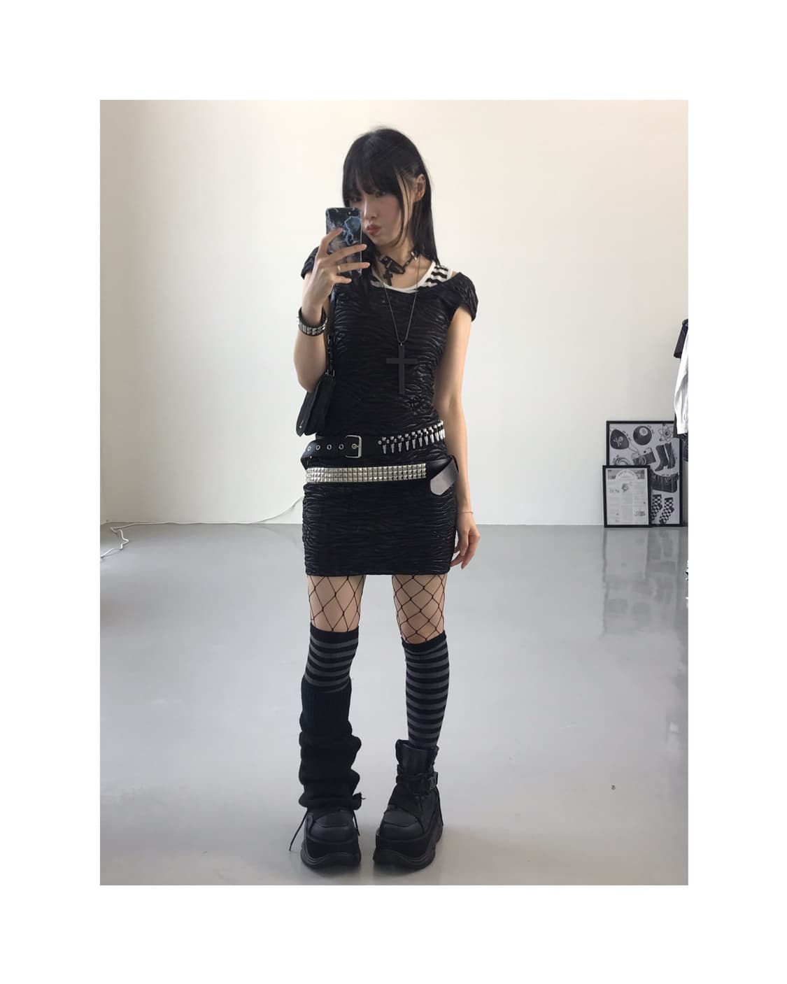 Jpn Black Midi Onepiece 상품이미지1