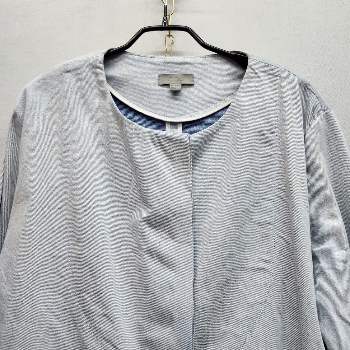 COS 코스 노카라 스티지 자켓 42(L) 상품이미지2