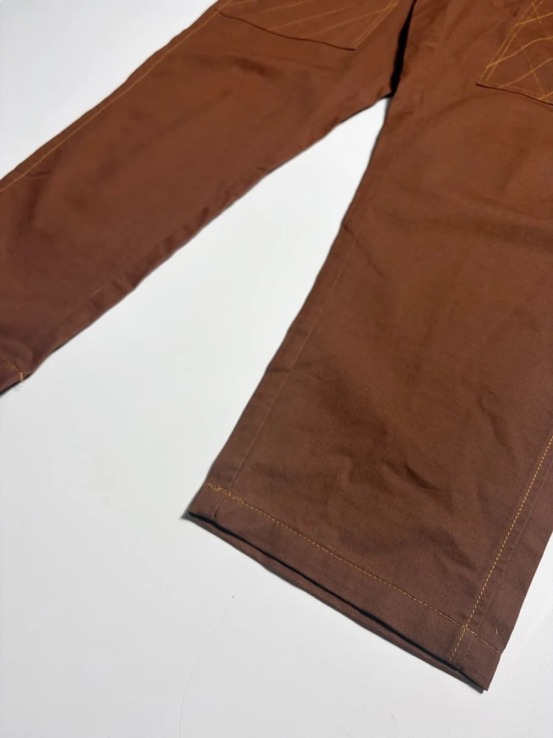 푸자오 Fuzao 아메카지 레트로 워크웨어 롤업 팬츠 R1755 상품이미지4