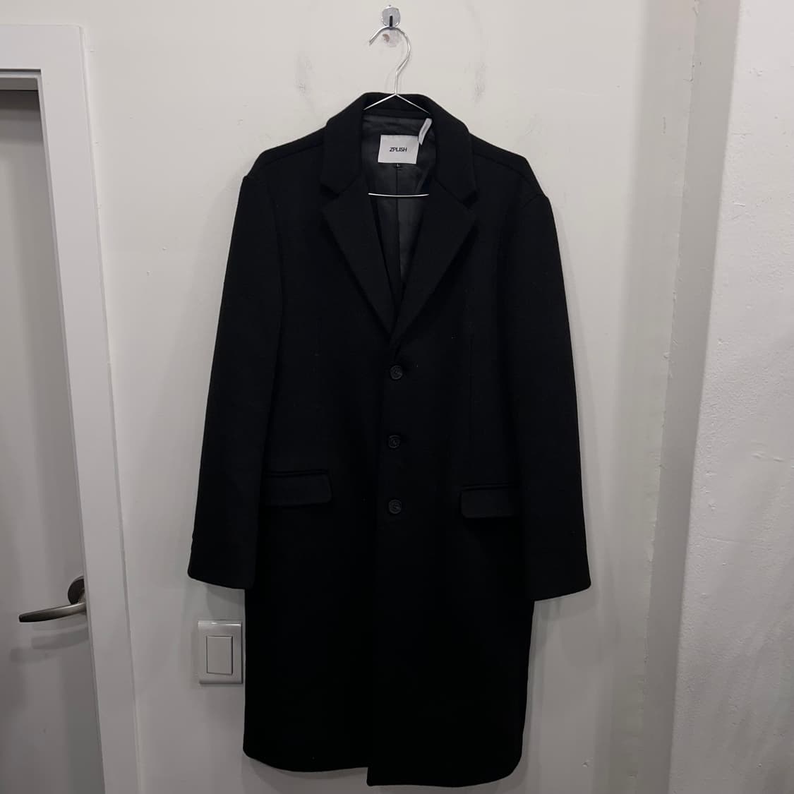 지플리시 울케시미어블랜드 클래식 롱코트 상품이미지2