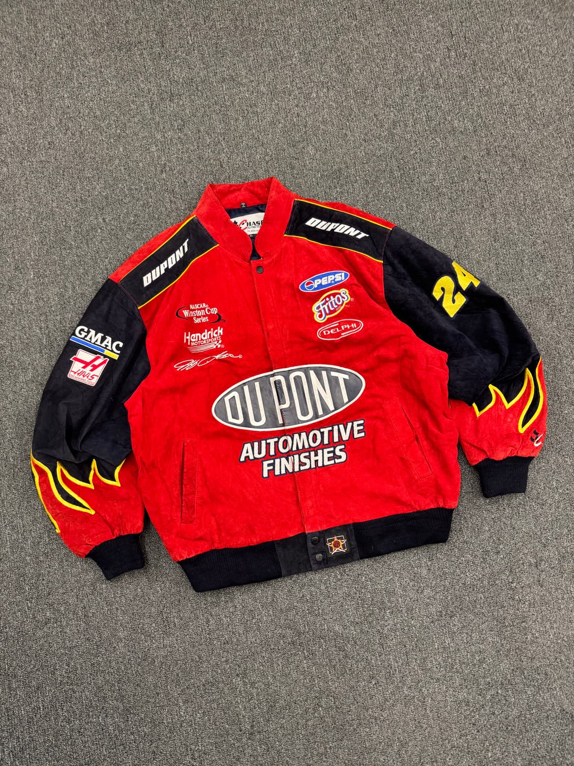 XL)제프 해밀턴 빈티지 듀퐁 플레임 레이싱 자켓 상품이미지2
