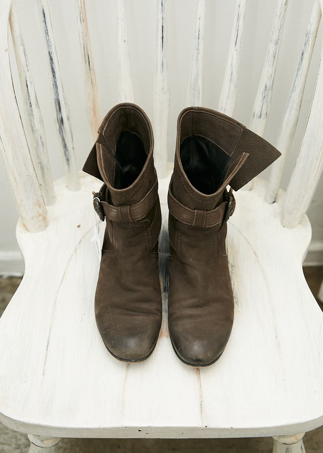Buckle Strap Moto Boots 상품이미지2
