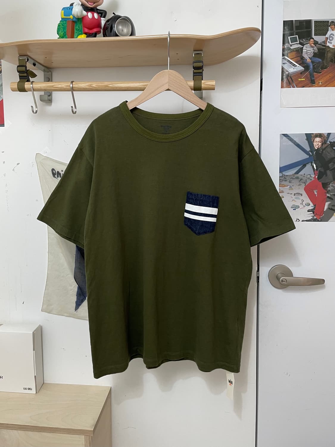 모모타로진 포켓 티셔츠 (XL) 상품이미지1