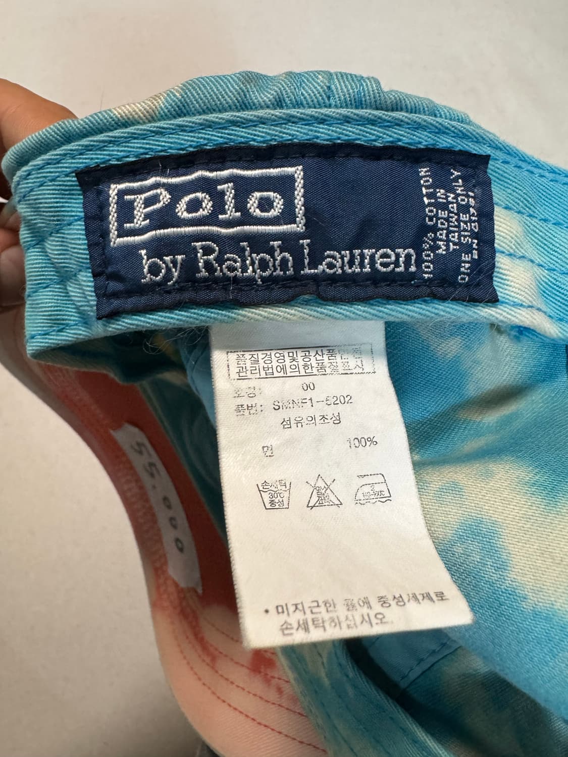 90s 폴로 랄프로렌 나염 레더 빈티지 볼캡 모자 스냅백 트러커캡 상품이미지4