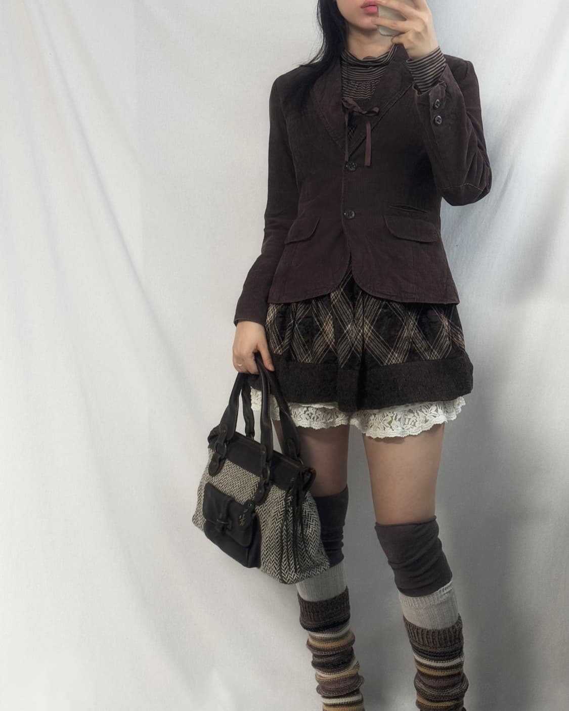 로라애슐리 코듀로이 엘보우 패치 자켓 상품이미지2