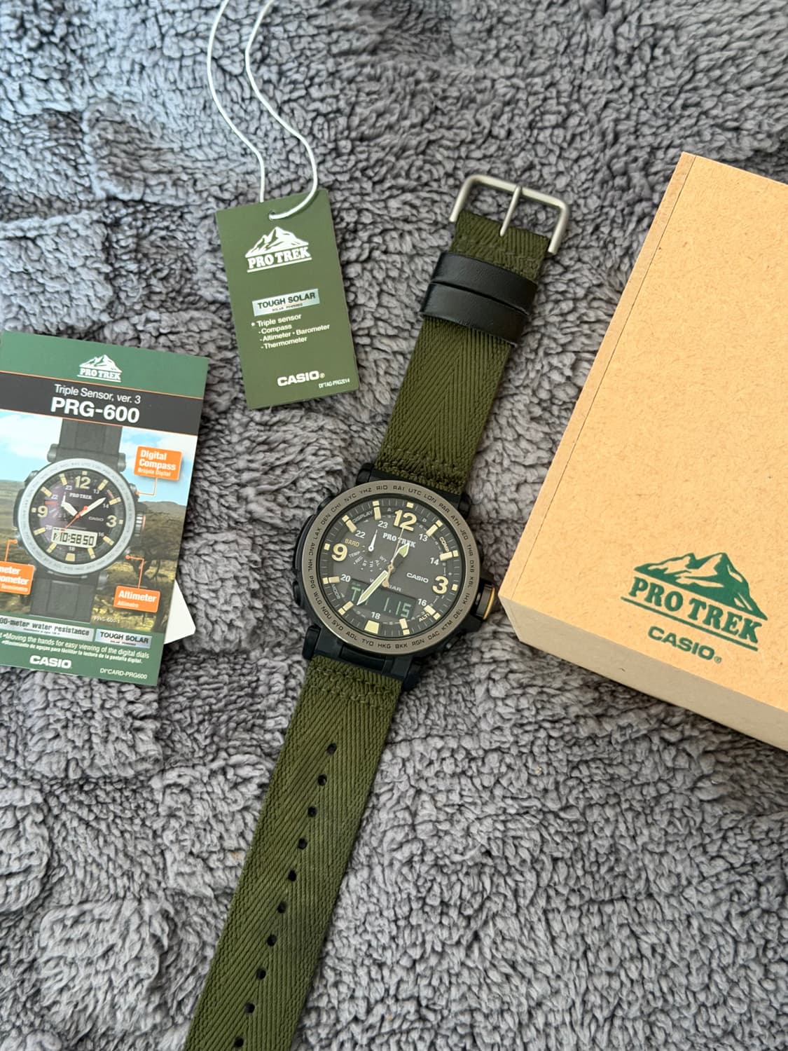 CASIO PRO TREK PRG-600 TOUGH SOLAR 상품이미지3