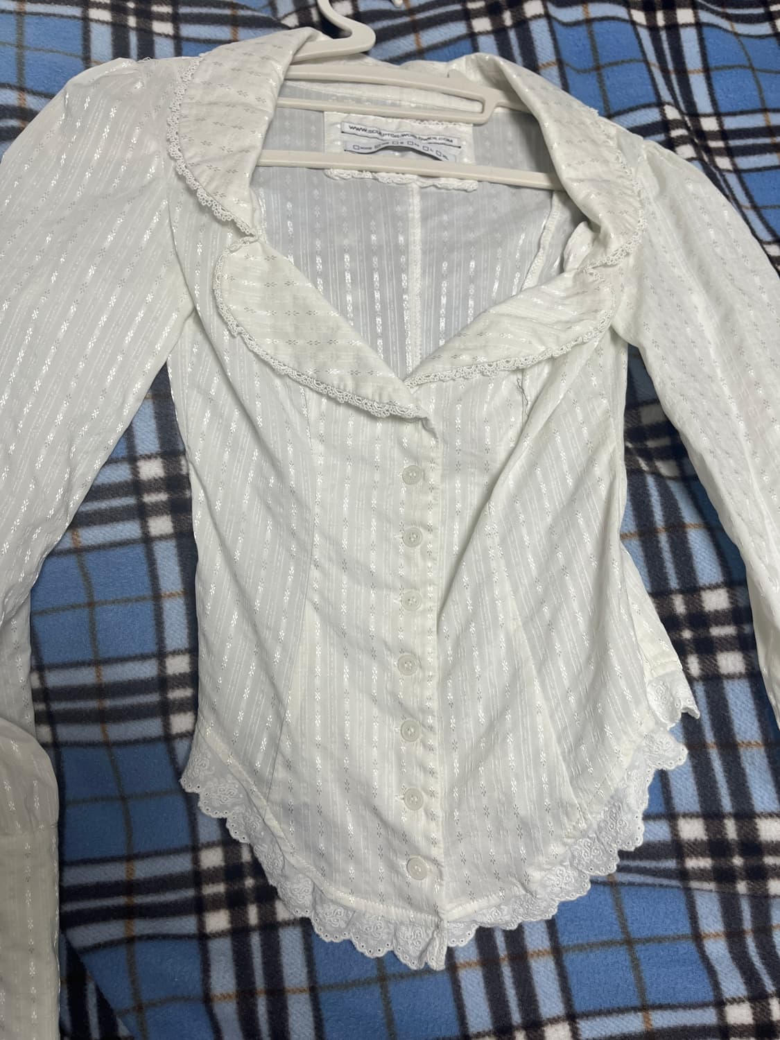 스컬프터 블라우스 Clover Leaf Neck Blouse XS 상품이미지3