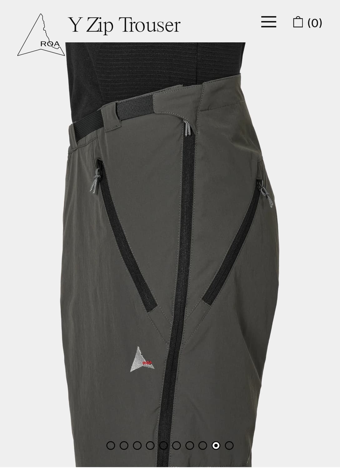 로아 Roa 25SS Y ZIP TROUSER (L) 상품이미지5