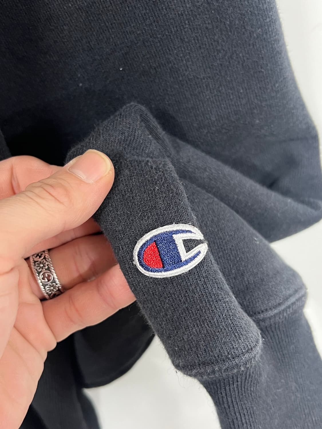 챔피온 리버스 위브 스펠아웃 레터링로고 풀오버 후드티 상품이미지3