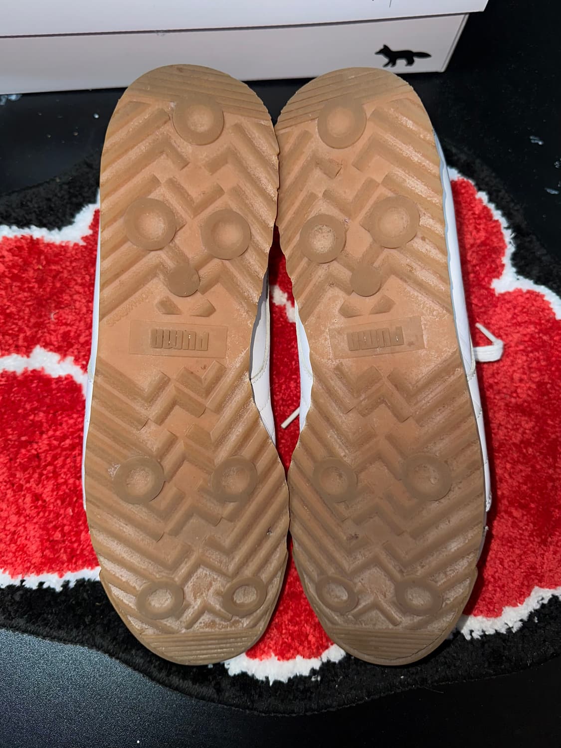 푸마 X 메종 키츠네 로마 화이트 280 상품이미지5