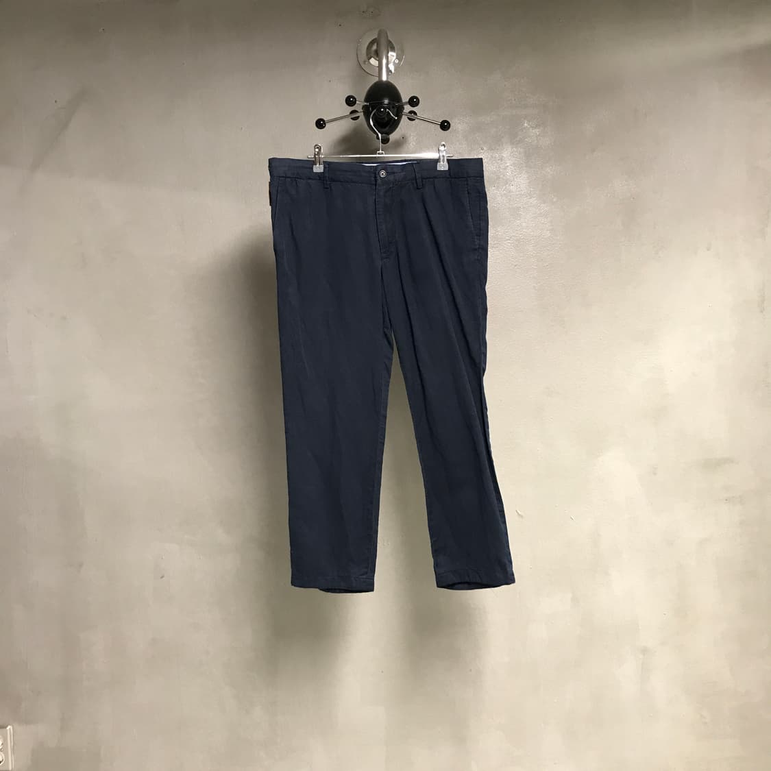 폴로 랄프로렌 QR 린넨 치노 팬츠 네이비 33/32 상품이미지5