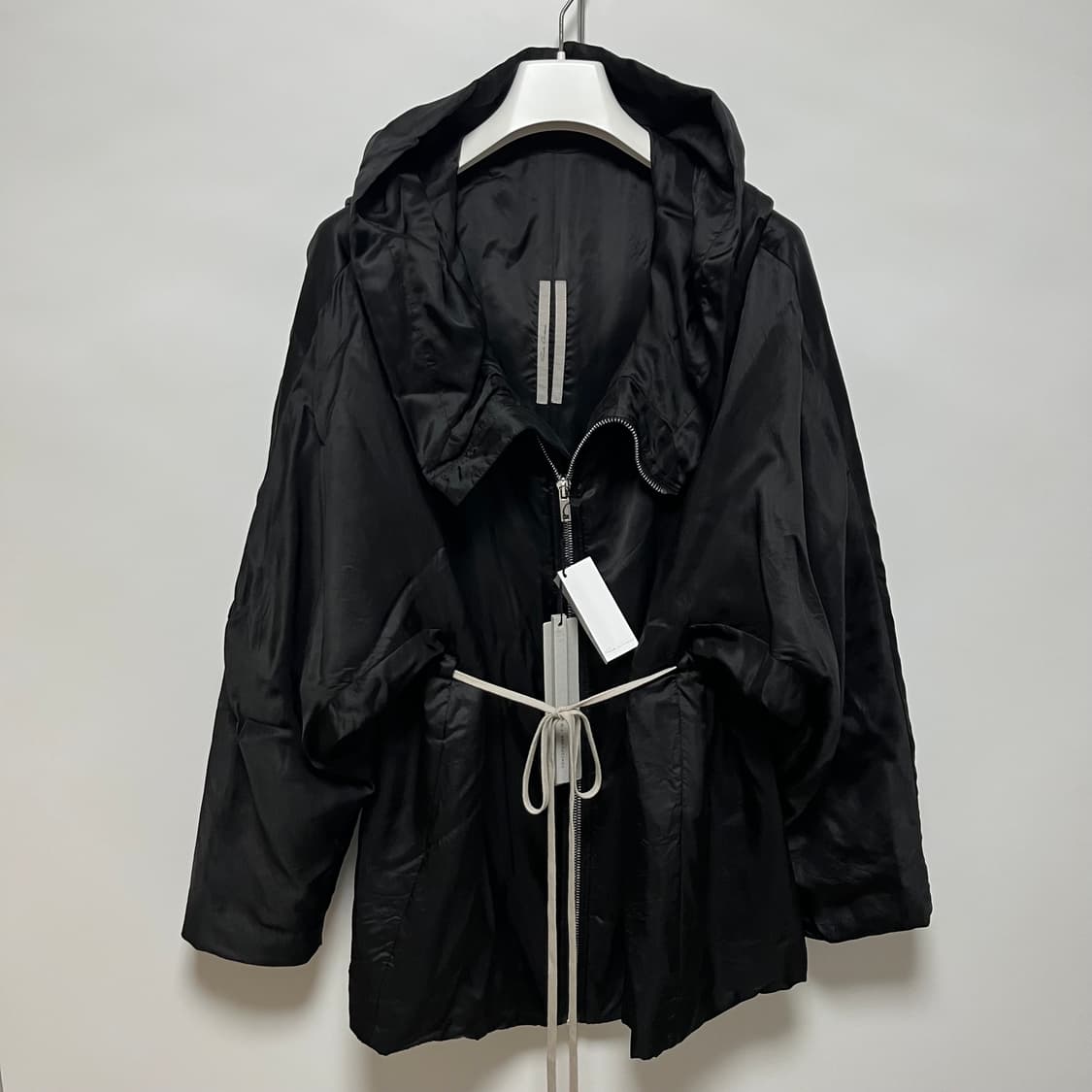 [F]릭오웬스 25fw ZIPFRONT 후드 자켓/블랙 상품이미지1