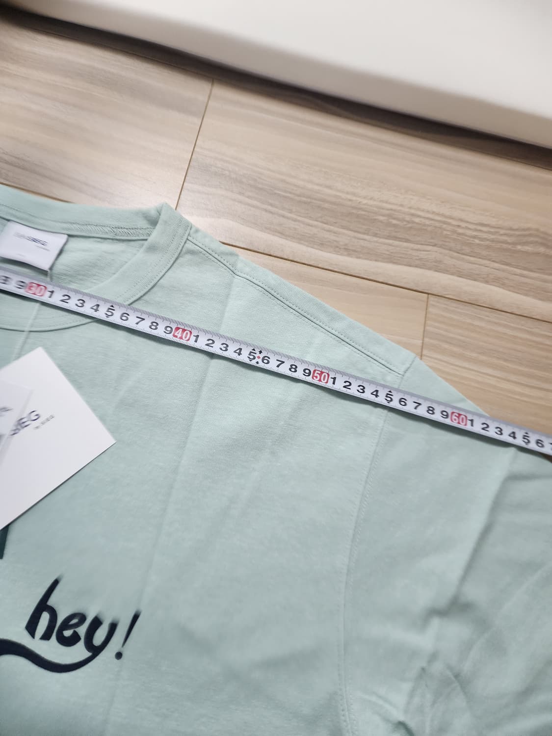 지이크뒷판프린팅반팔티셔츠민트 상품이미지5