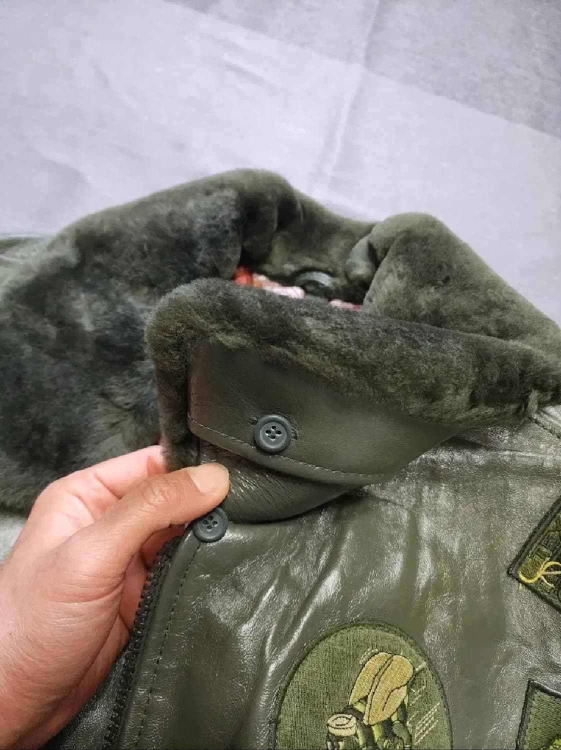 A2 항공 레더 자켓 새상품 4XL  상품이미지10