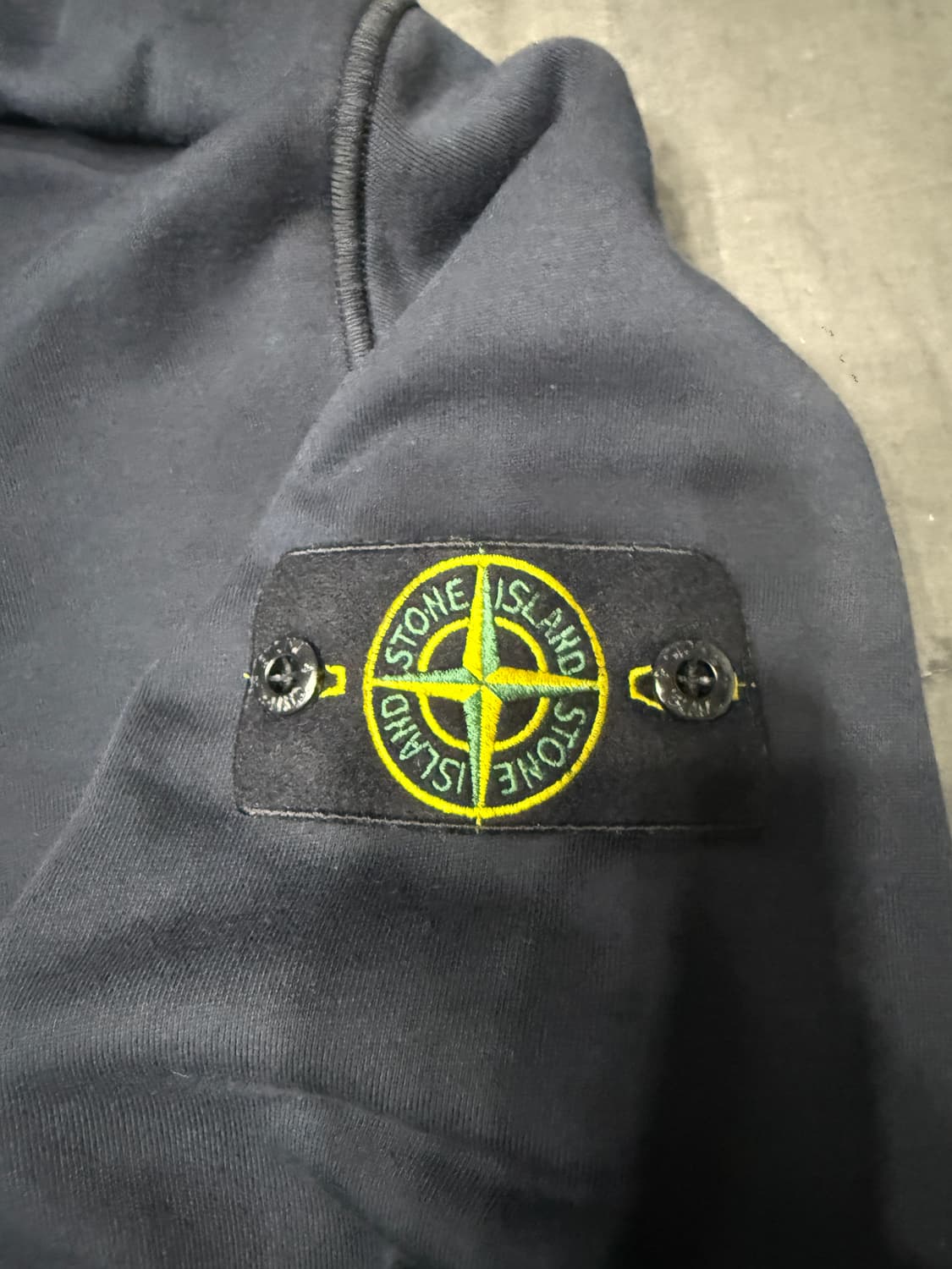 새상품급 스톤아일랜드 후드집업(L,네이비블루) 상품이미지2